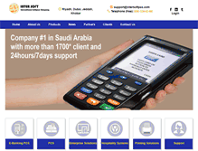 Tablet Screenshot of intersoftpos.com